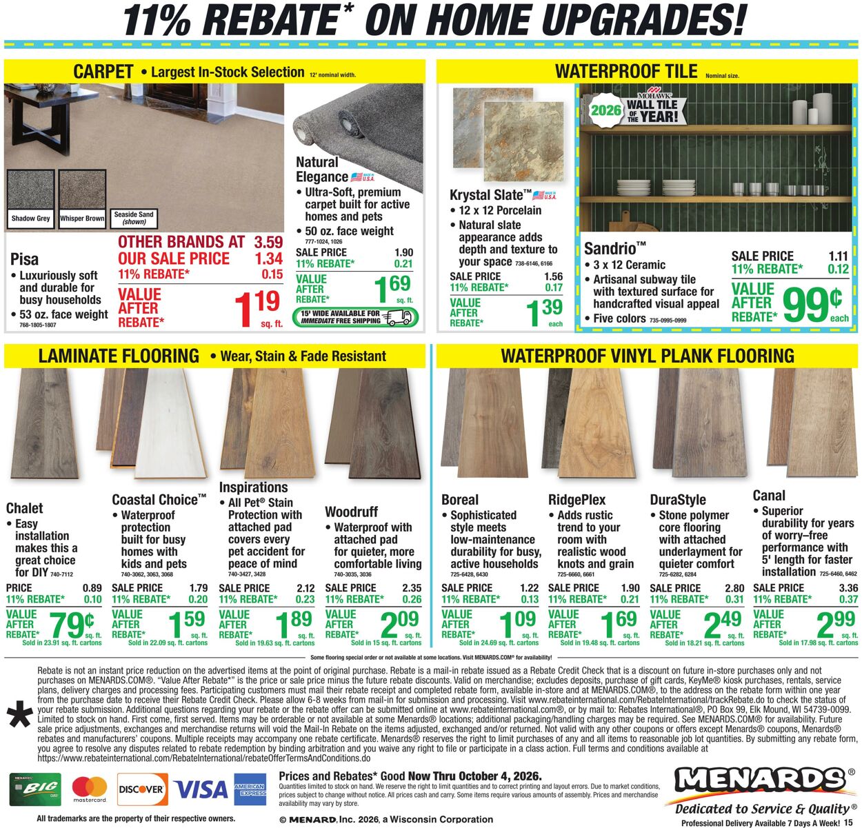 Catalogue Menards from 09/23/2026
