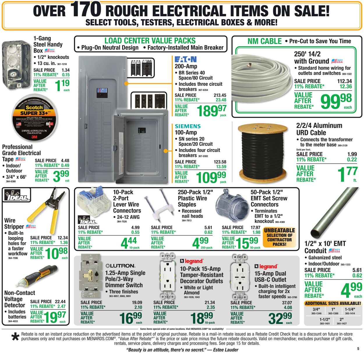 Catalogue Menards from 09/30/2026
