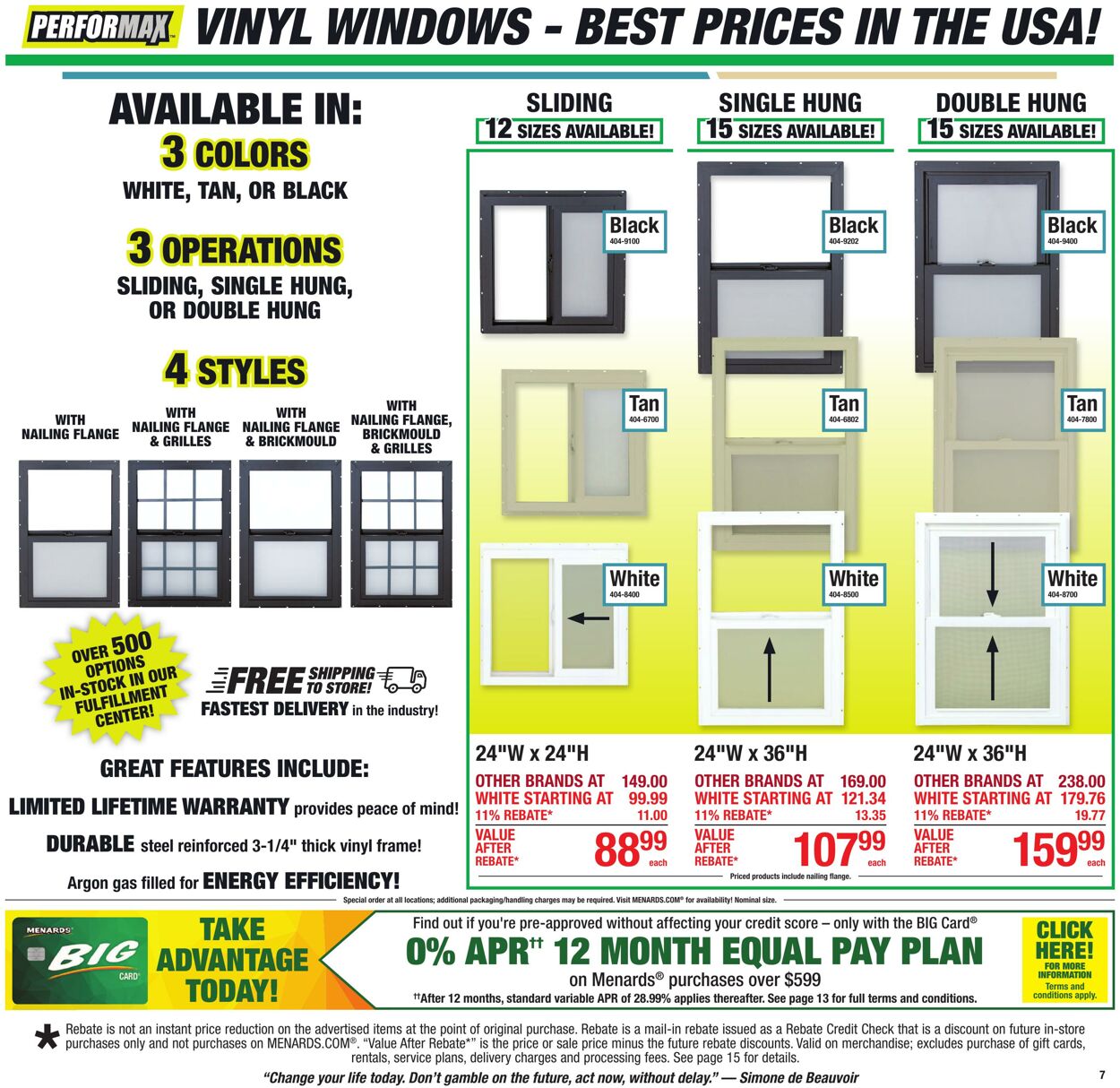 Catalogue Menards from 09/30/2026