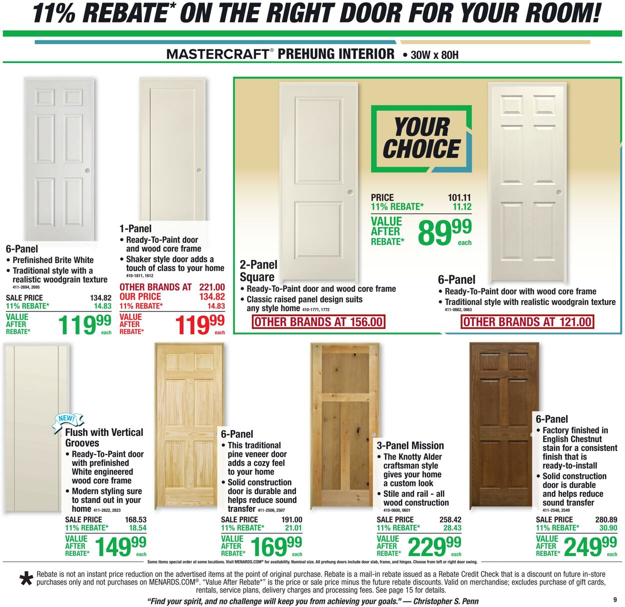 Catalogue Menards from 09/30/2026
