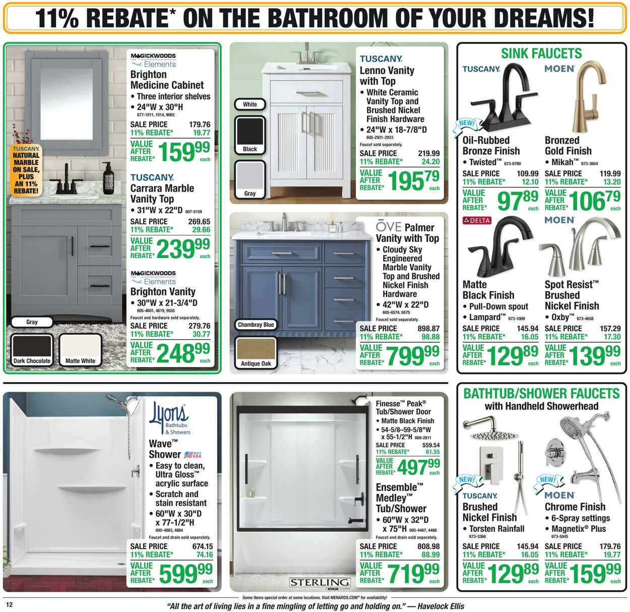 Catalogue Menards from 09/30/2026