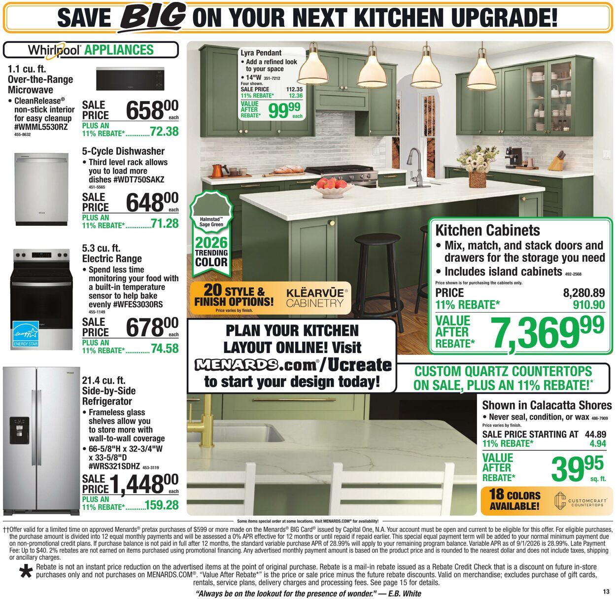 Catalogue Menards from 09/30/2026