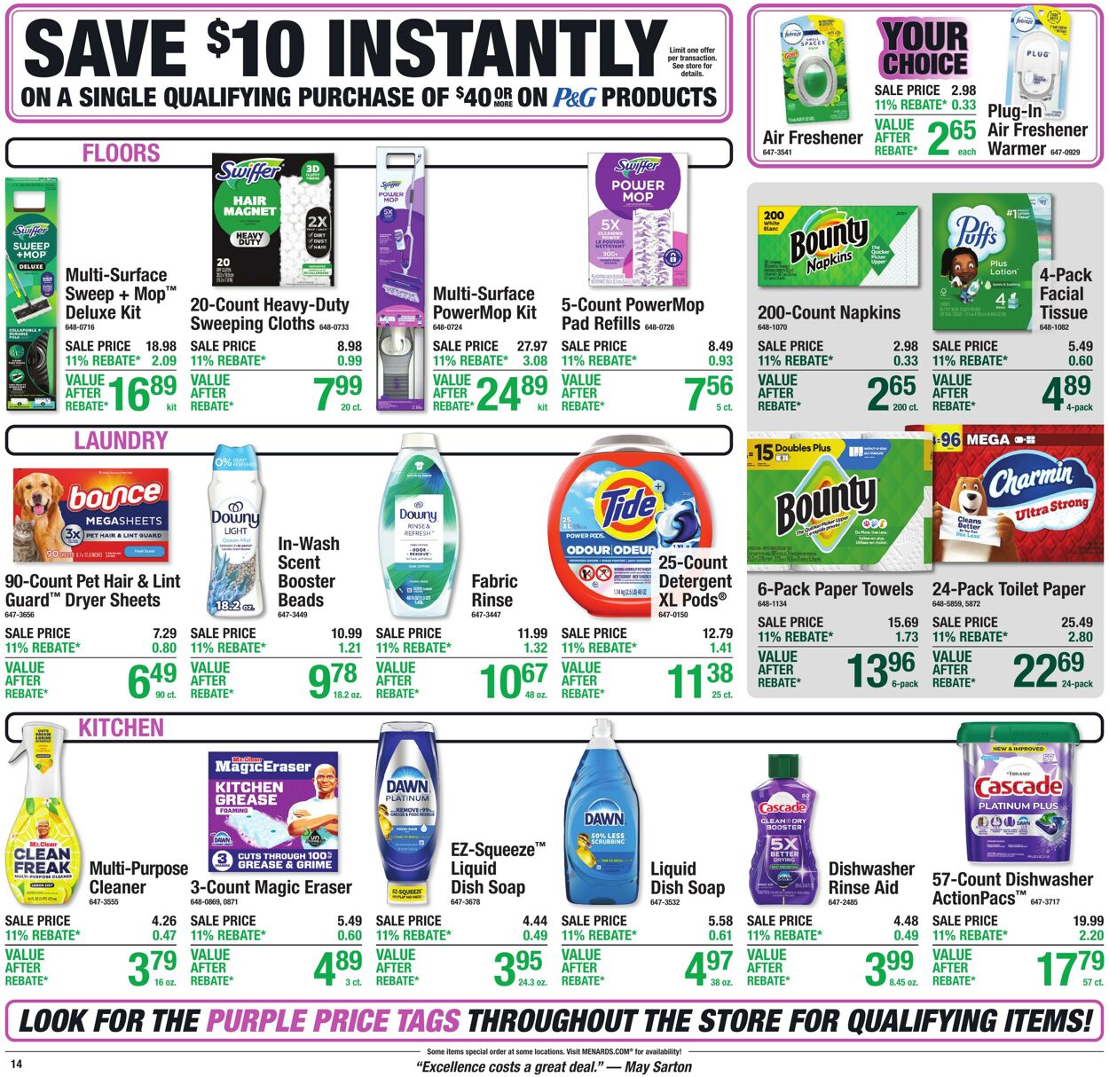 Catalogue Menards from 09/30/2026