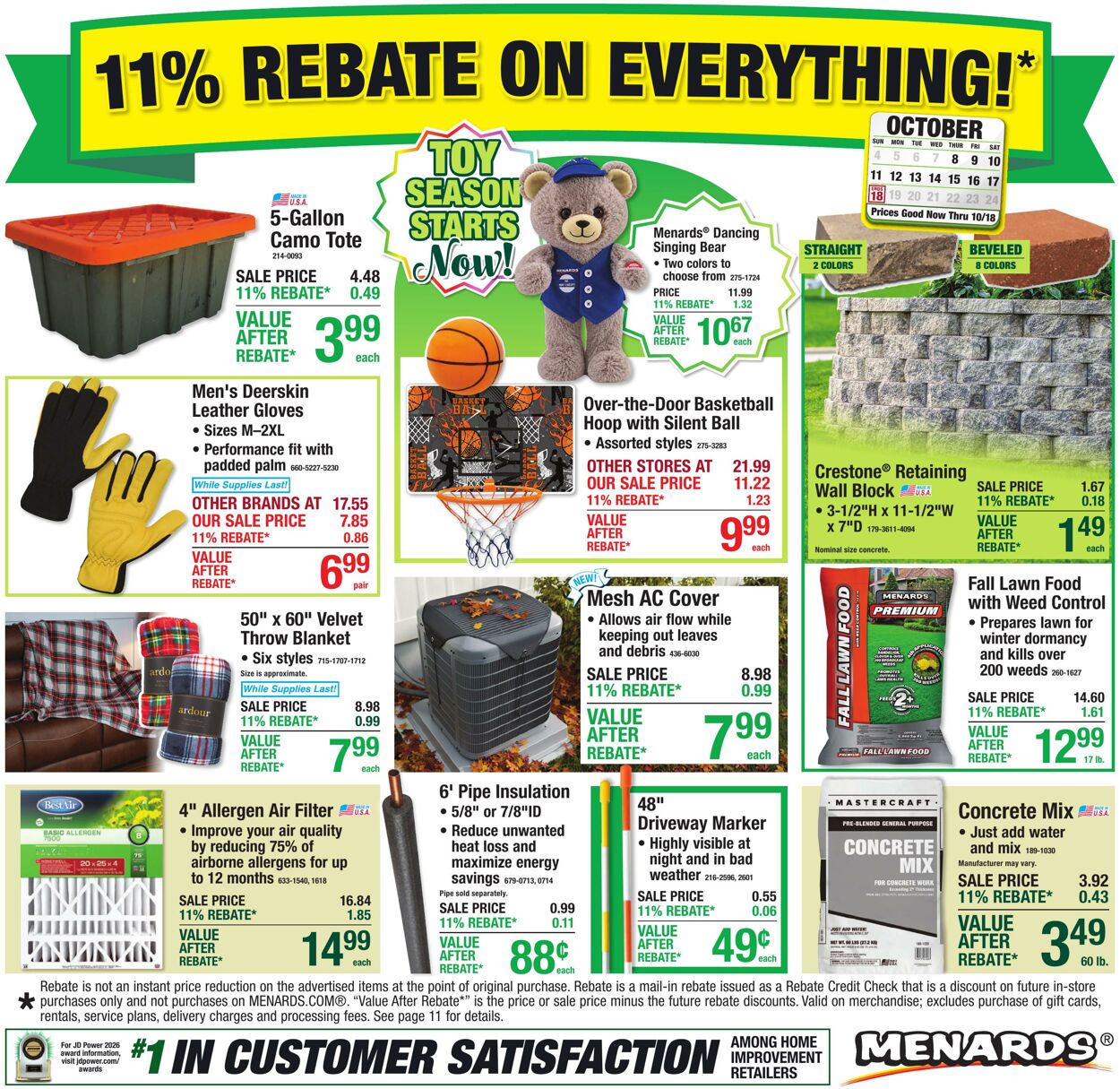 Catalogue Menards from 10/07/2026