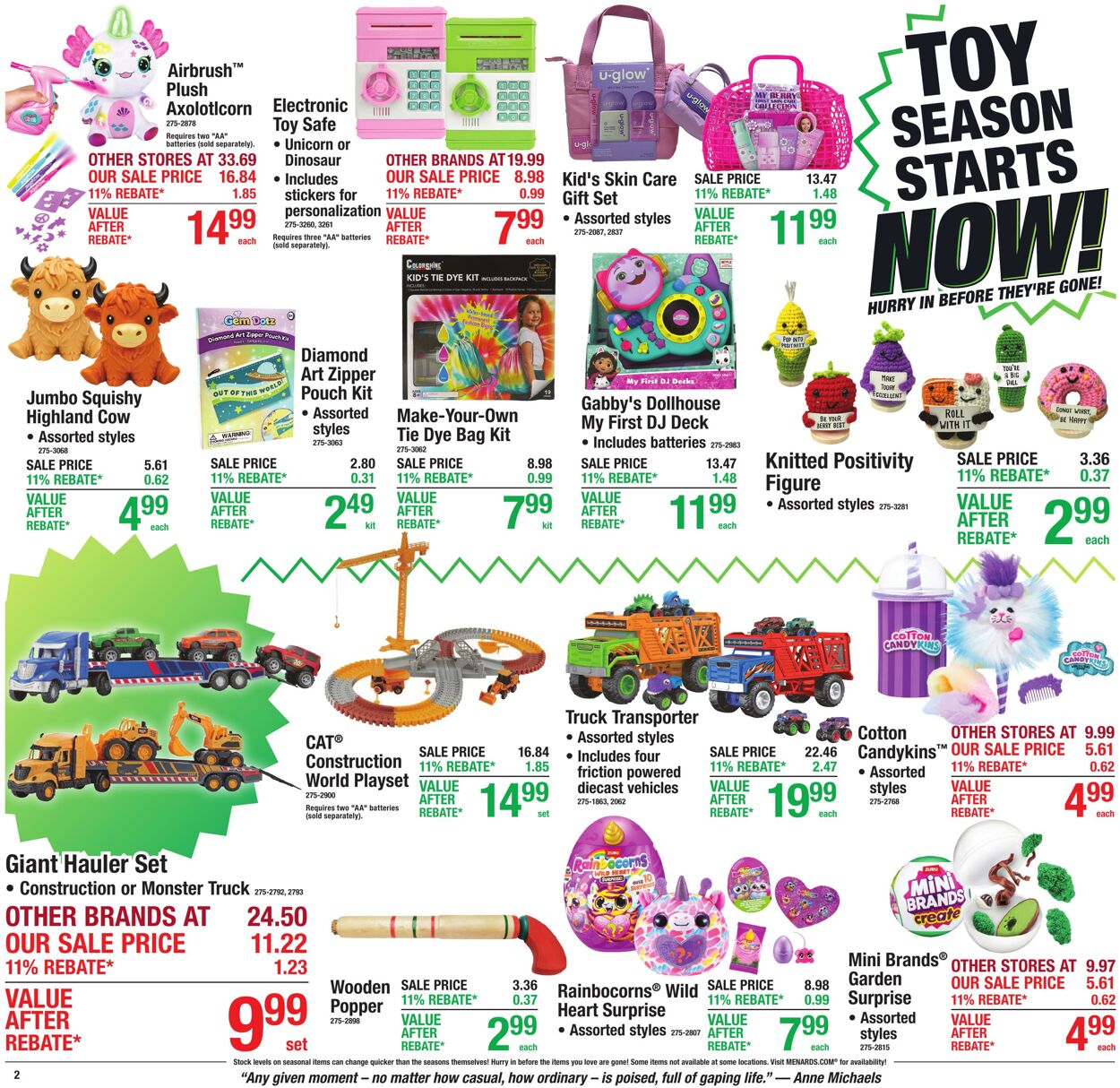 Catalogue Menards from 10/07/2026