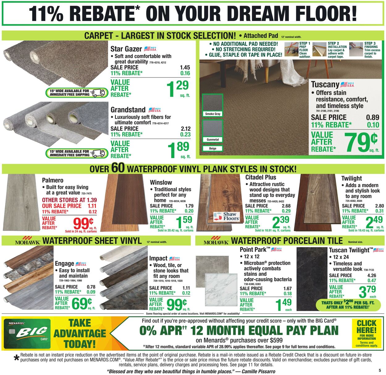 Catalogue Menards from 10/07/2026