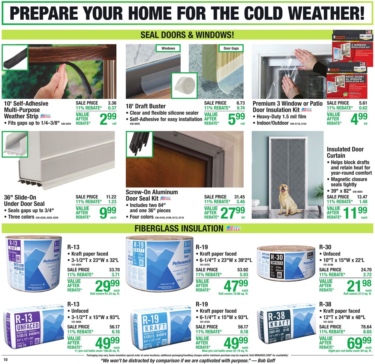 Catalogue Menards from 10/07/2026