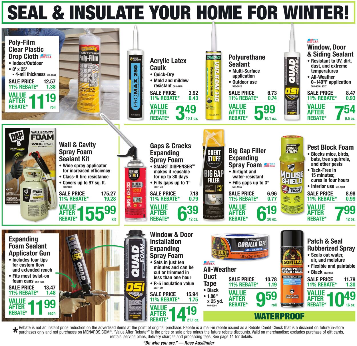 Catalogue Menards from 10/07/2026