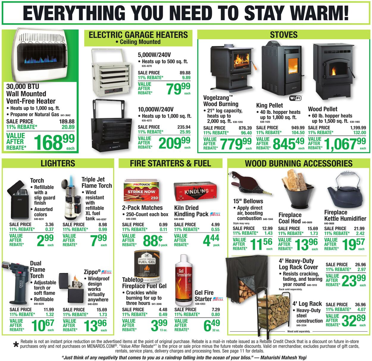 Catalogue Menards from 10/07/2026