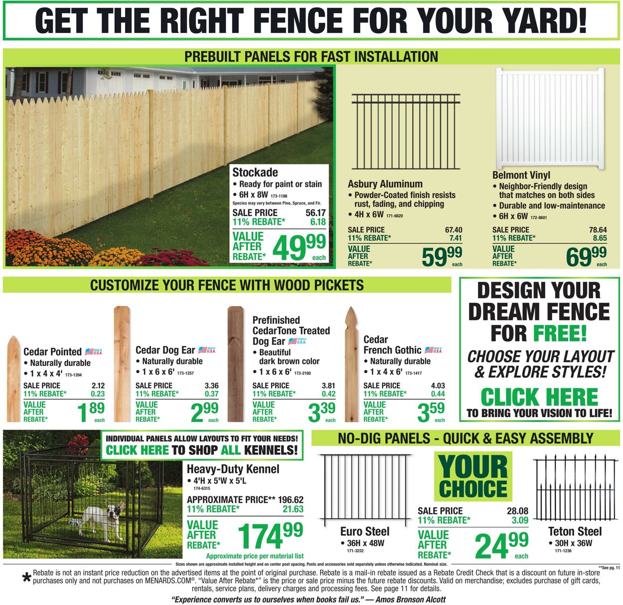 Catalogue Menards from 10/07/2026