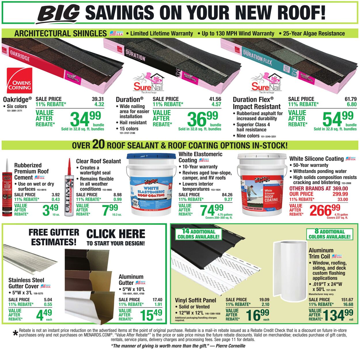 Catalogue Menards from 10/07/2026