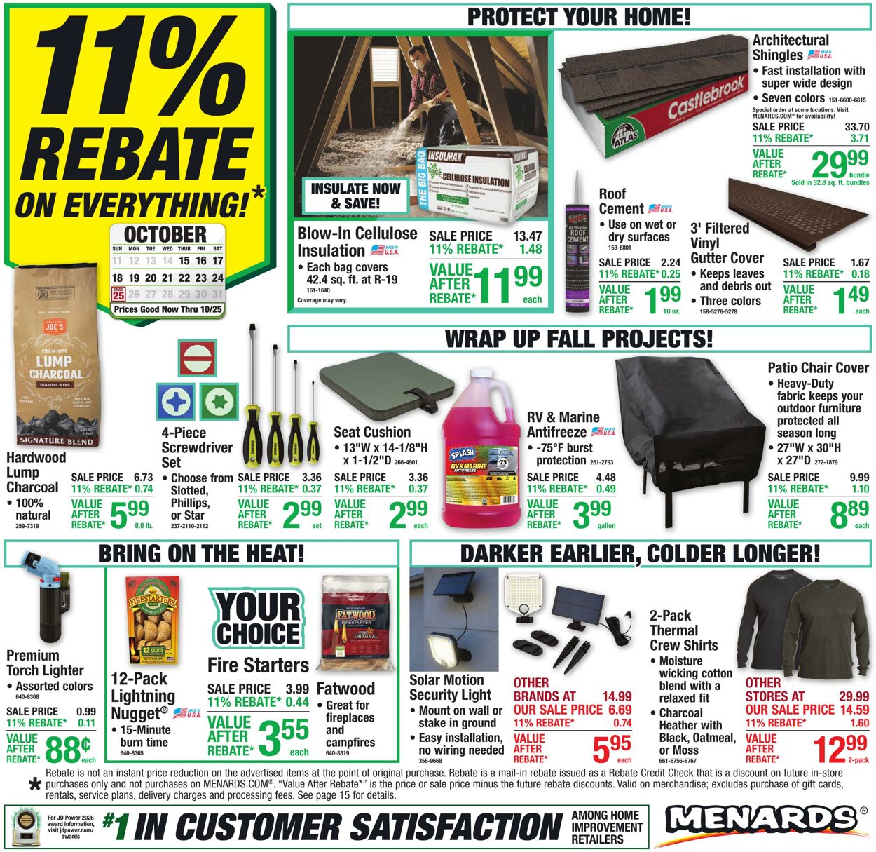 Catalogue Menards from 10/14/2026