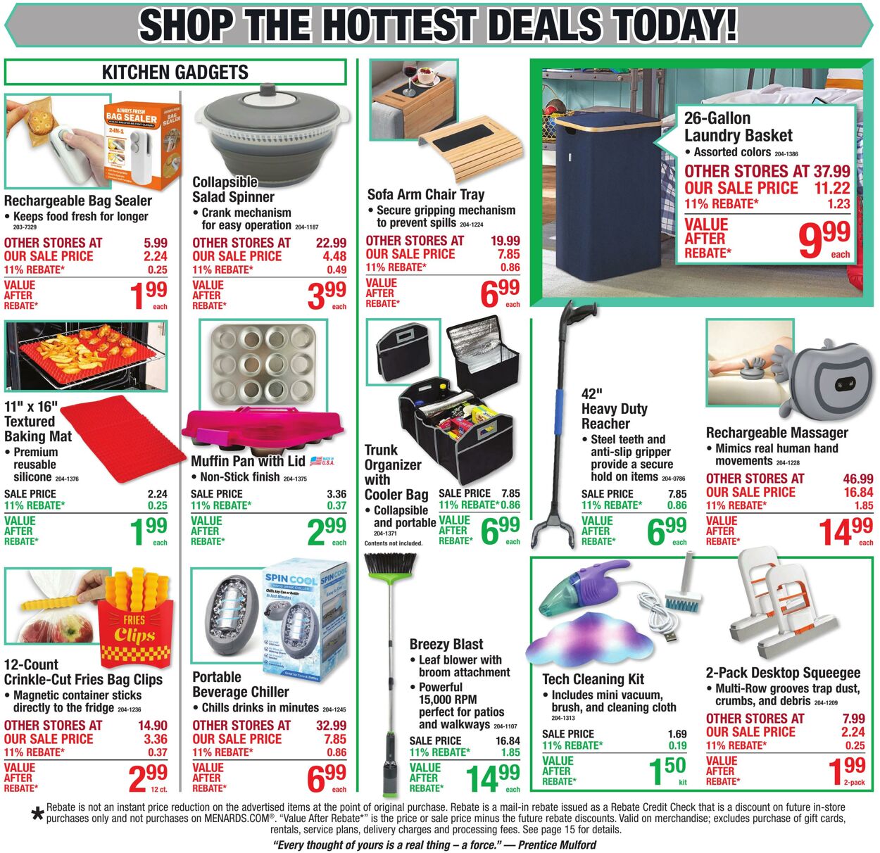 Catalogue Menards from 10/14/2026