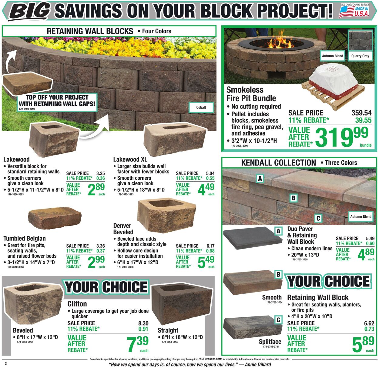 Catalogue Menards from 10/14/2026