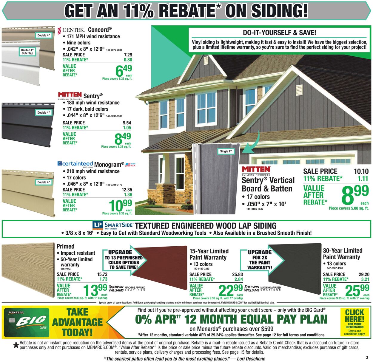 Catalogue Menards from 10/14/2026