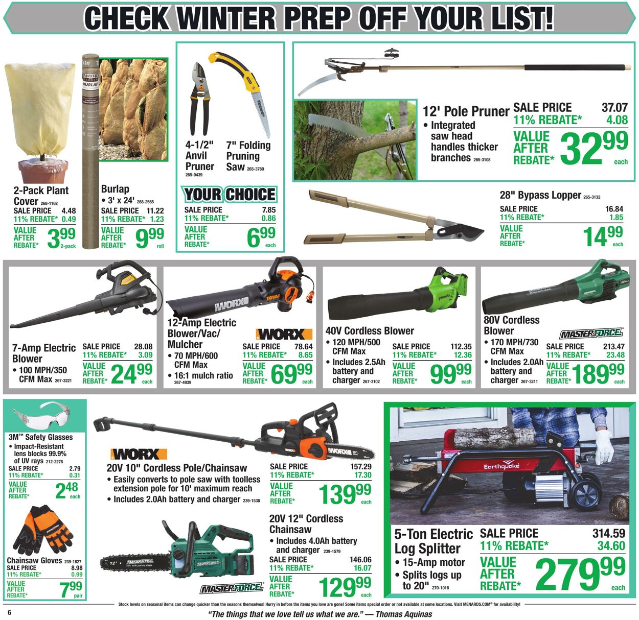 Catalogue Menards from 10/14/2026