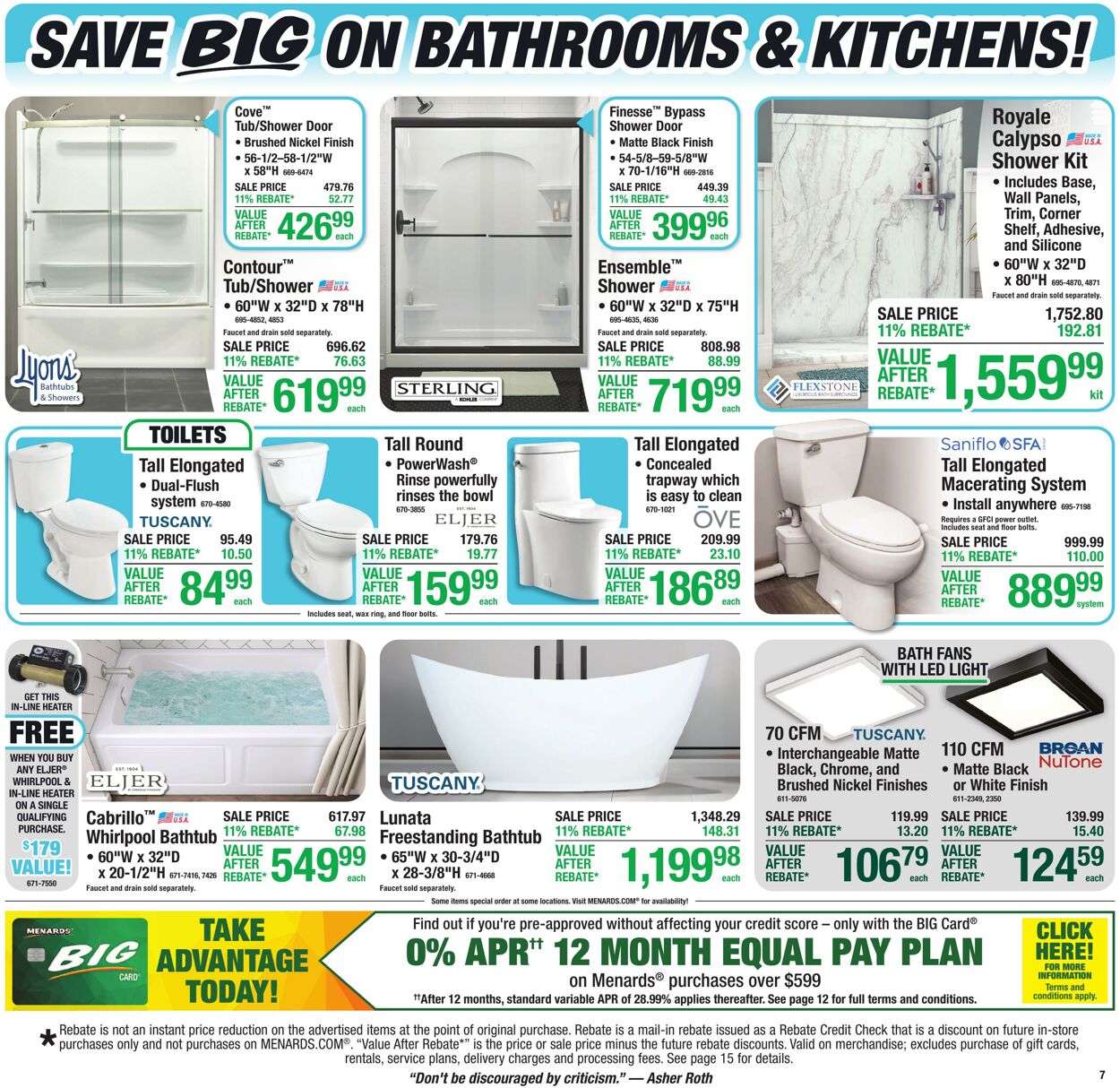 Catalogue Menards from 10/14/2026
