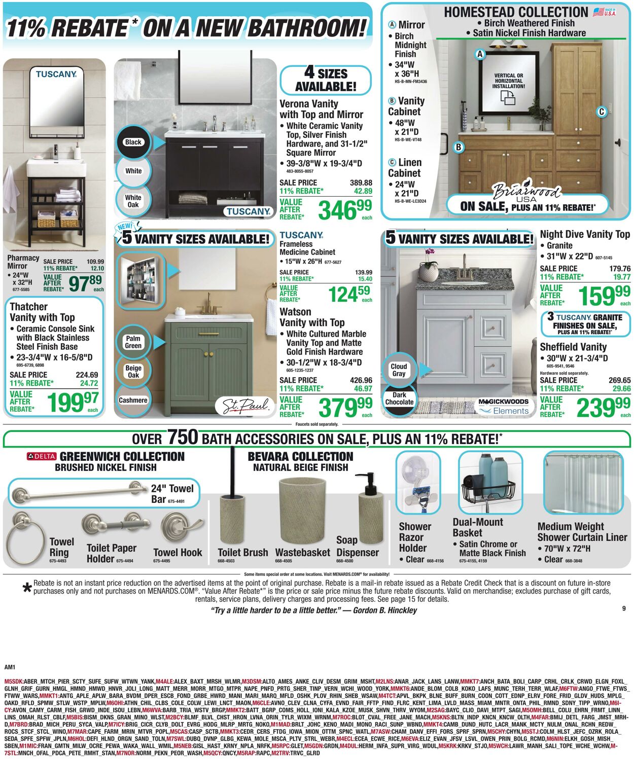Catalogue Menards from 10/14/2026