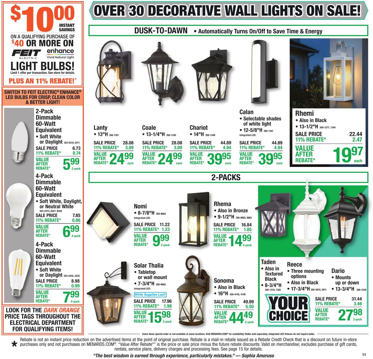 Catalogue Menards from 10/14/2026