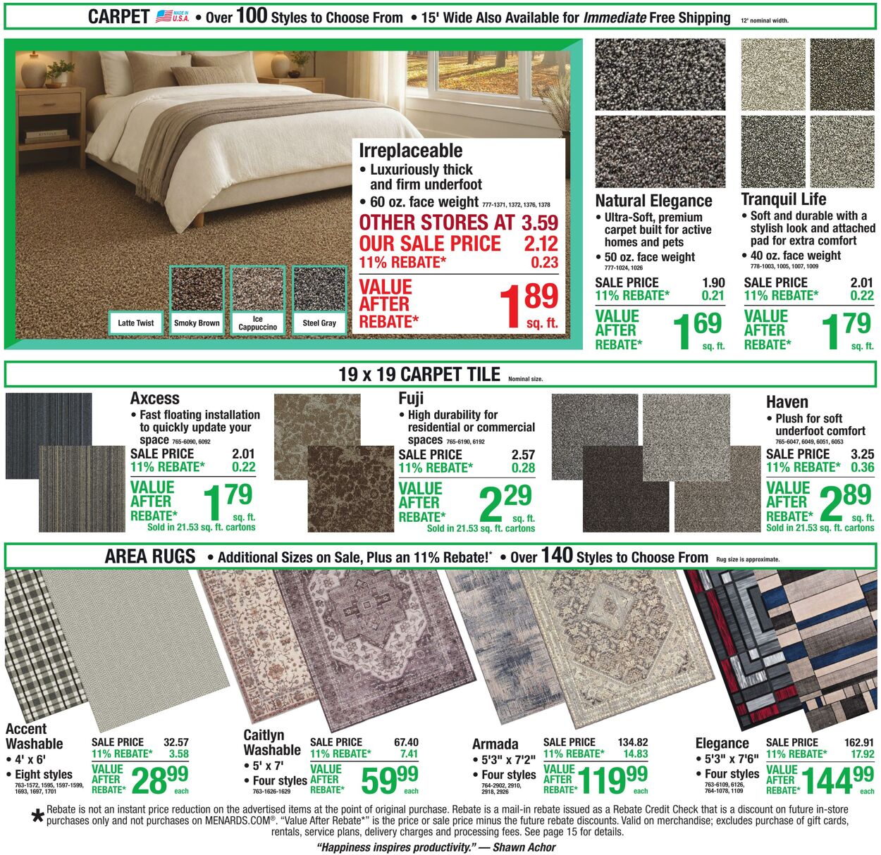 Catalogue Menards from 10/14/2026
