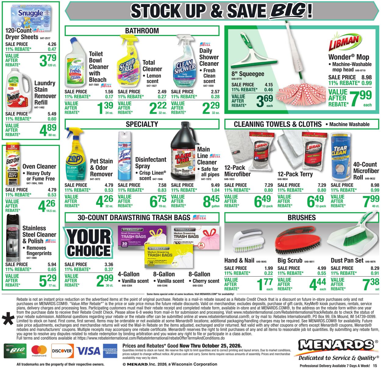 Catalogue Menards from 10/14/2026