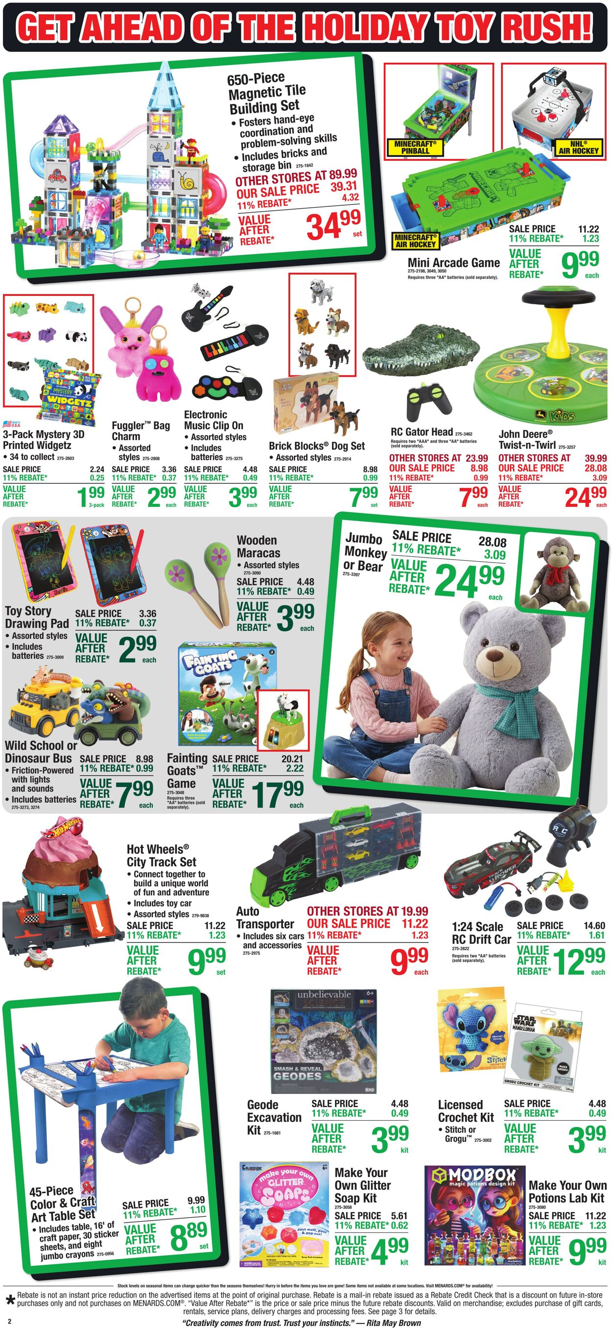Catalogue Menards from 10/21/2026