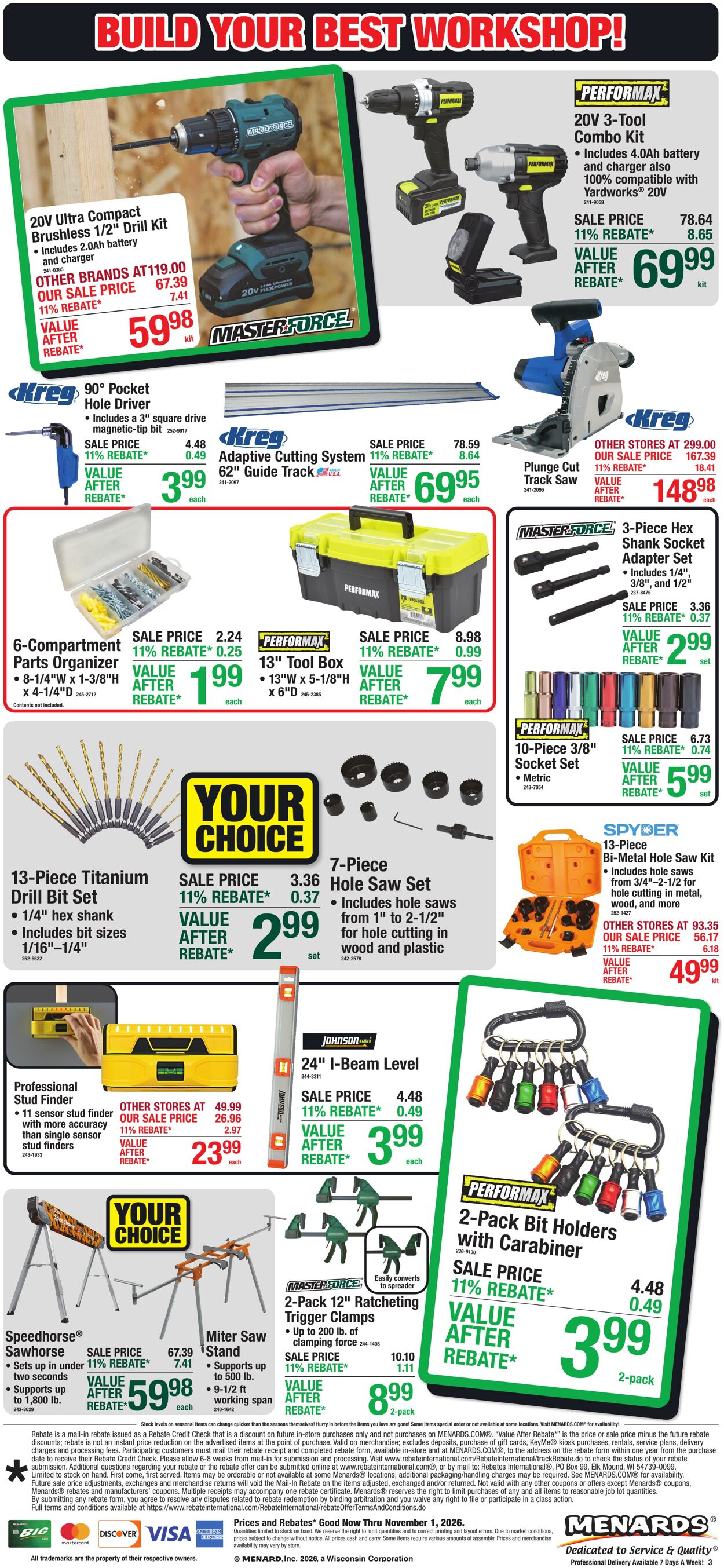 Catalogue Menards from 10/21/2026