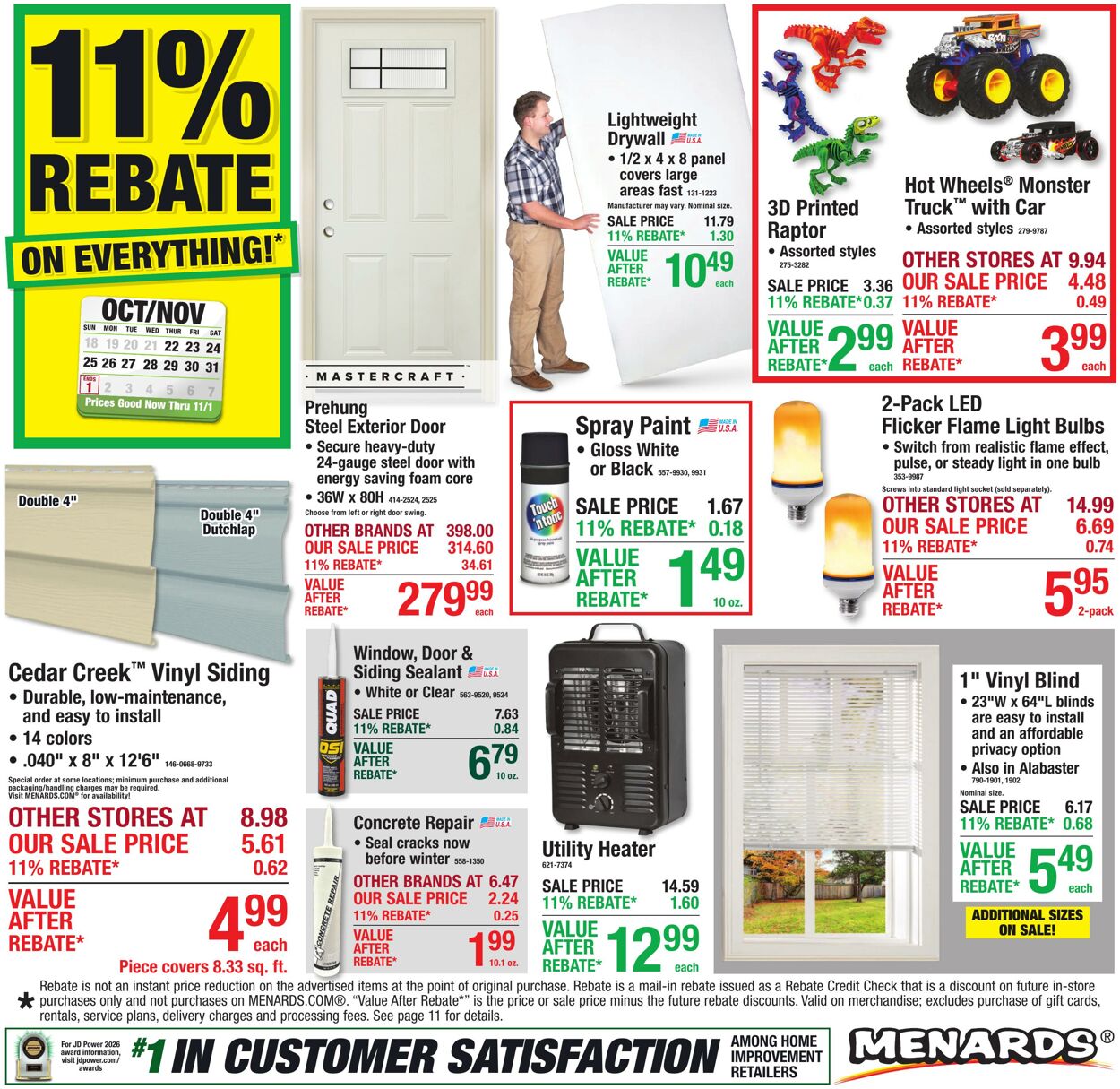 Catalogue Menards from 10/21/2026