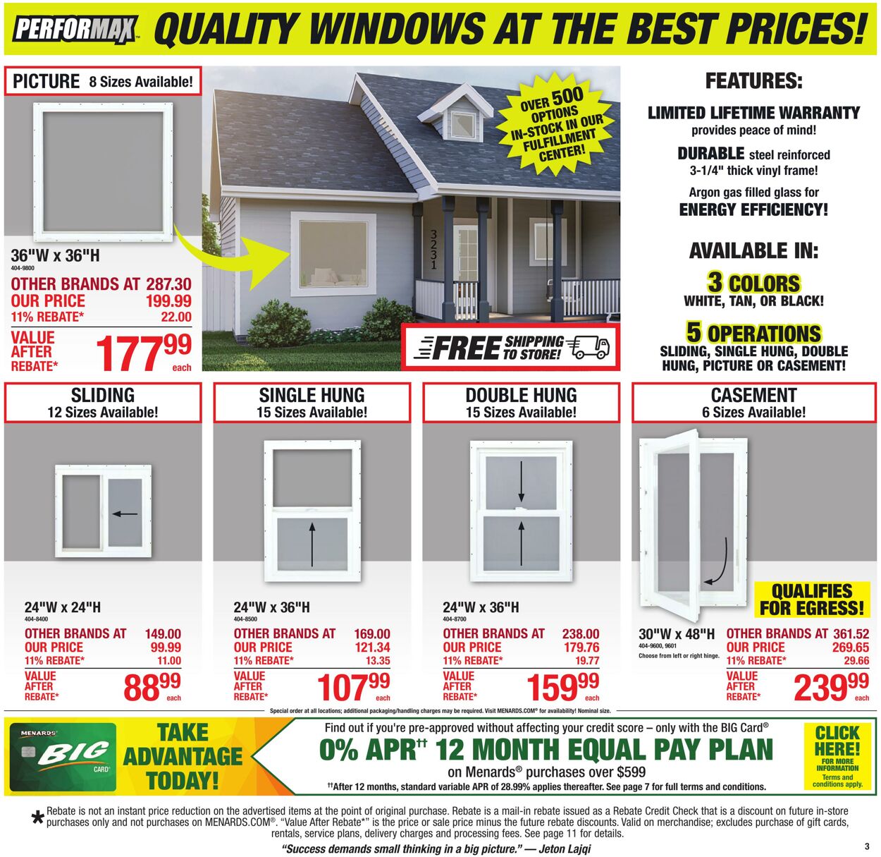 Catalogue Menards from 10/21/2026