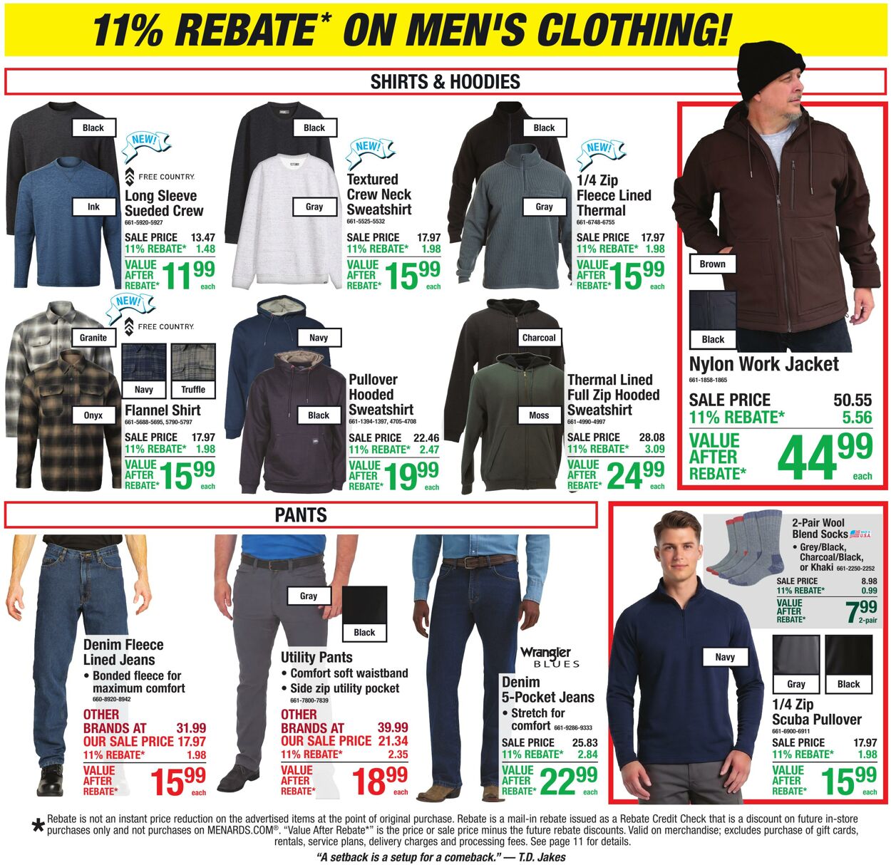 Catalogue Menards from 10/21/2026