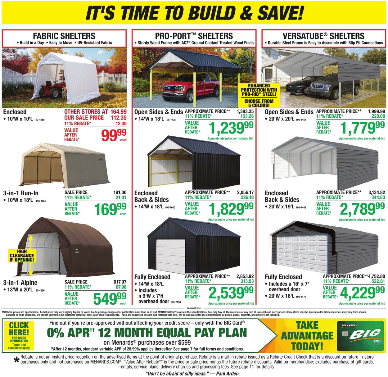 Catalogue Menards from 10/21/2026