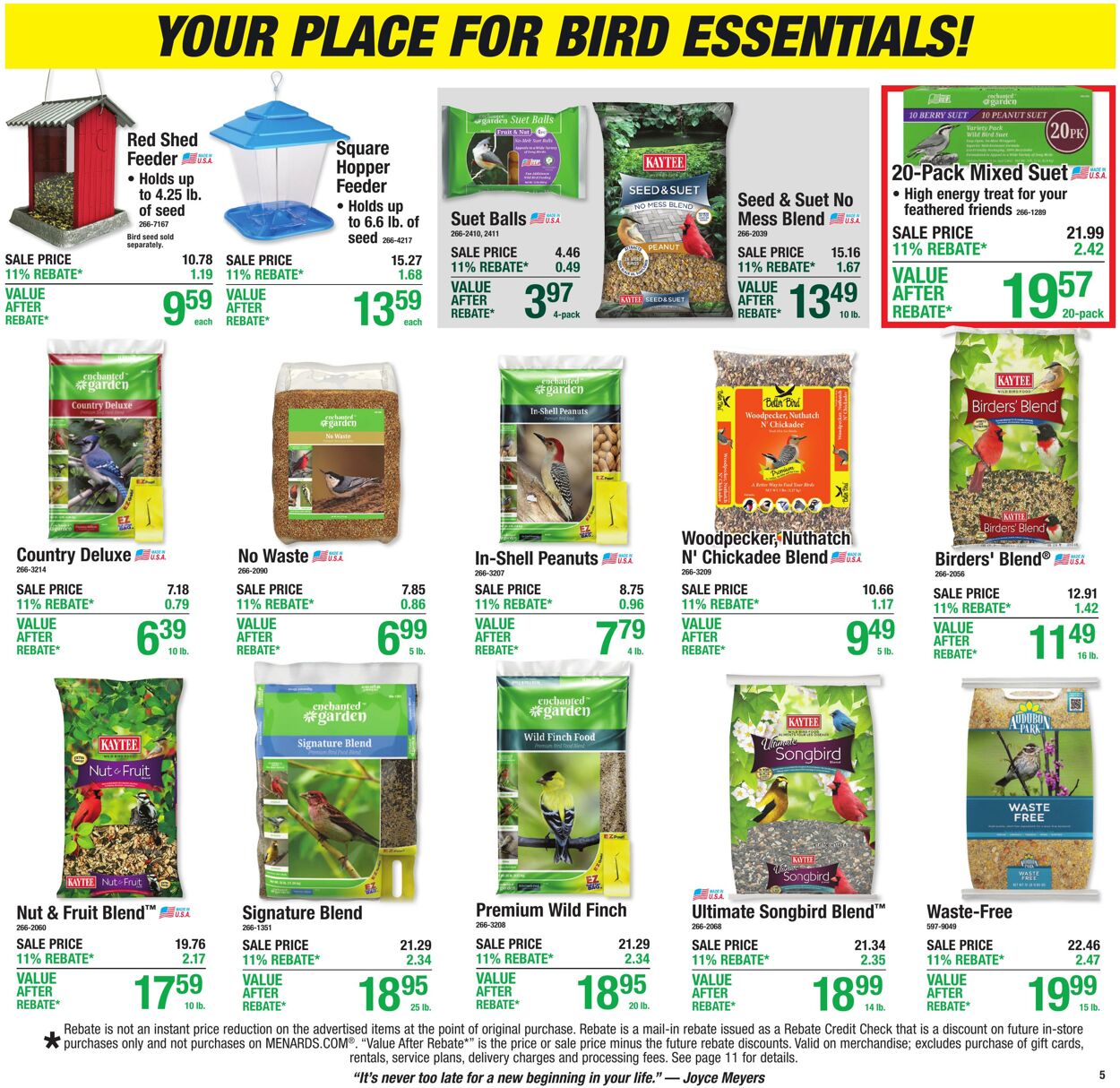 Catalogue Menards from 10/21/2026