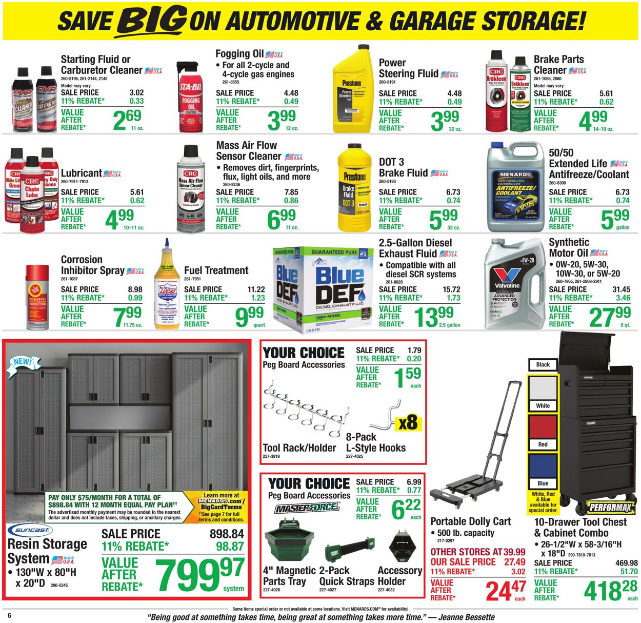 Catalogue Menards from 10/21/2026