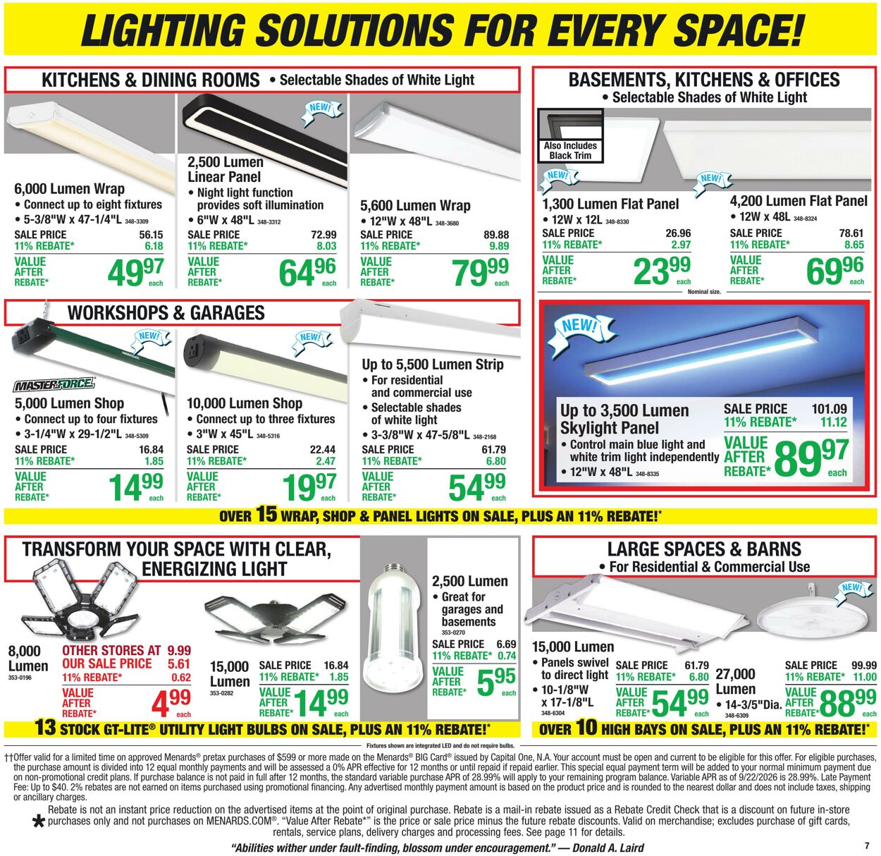 Catalogue Menards from 10/21/2026