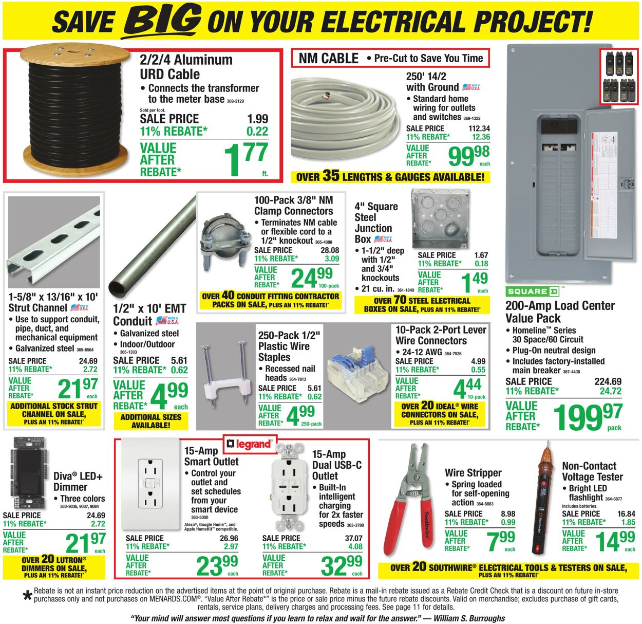 Catalogue Menards from 10/21/2026