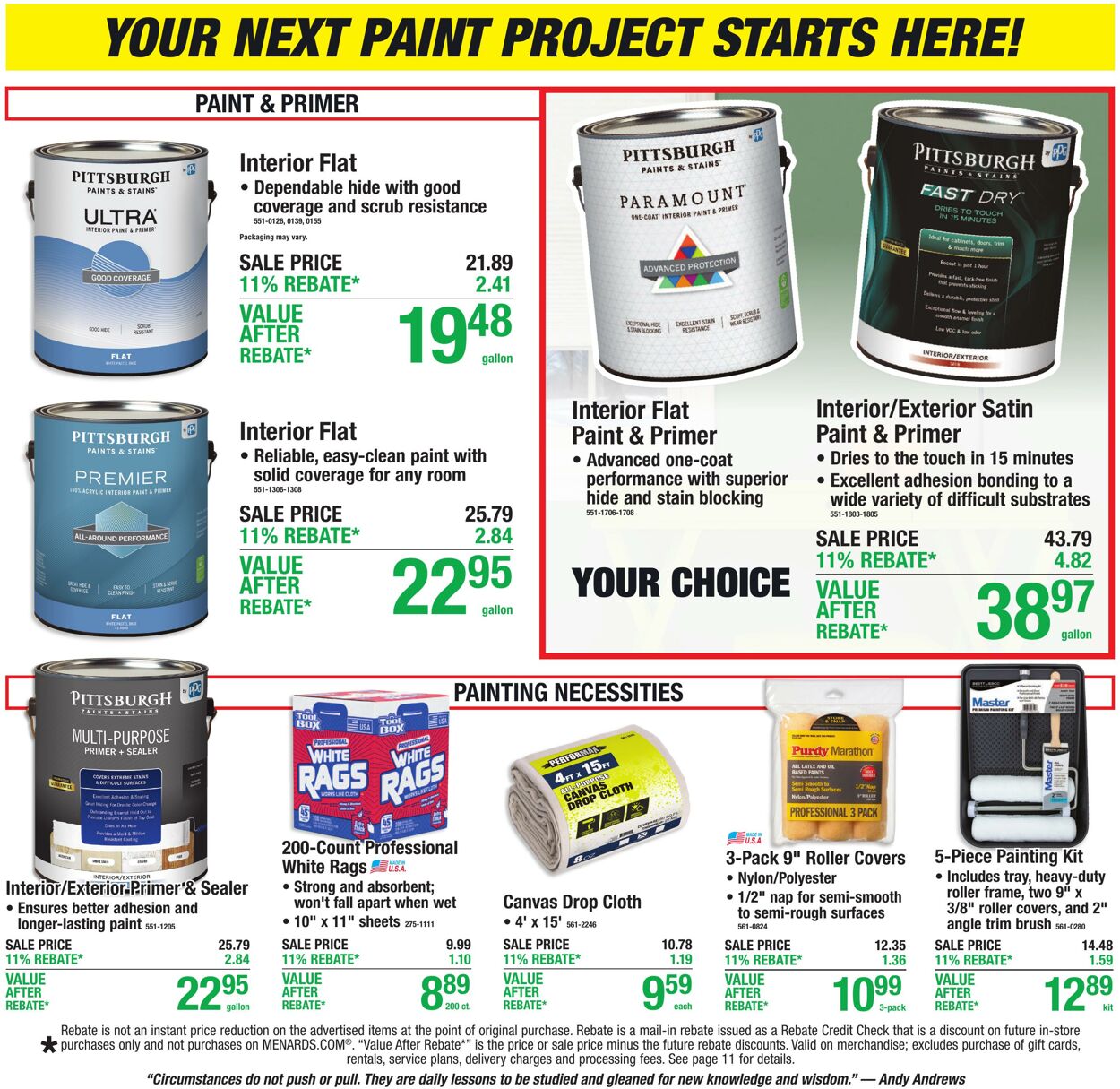 Catalogue Menards from 10/21/2026