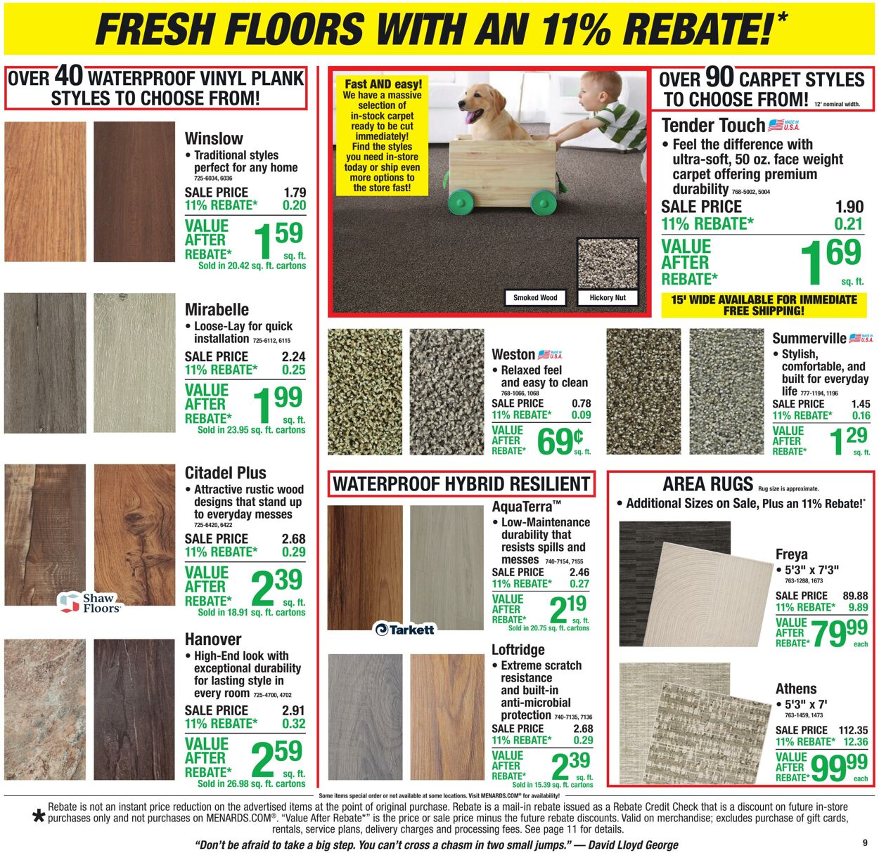 Catalogue Menards from 10/21/2026