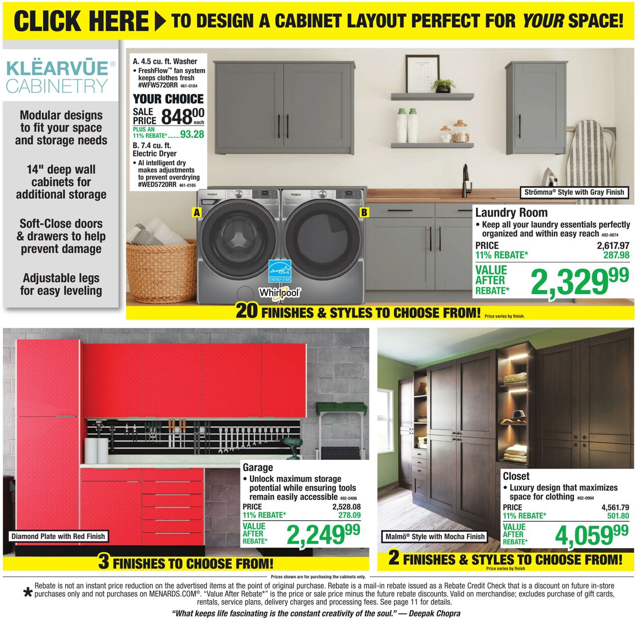 Catalogue Menards from 10/21/2026