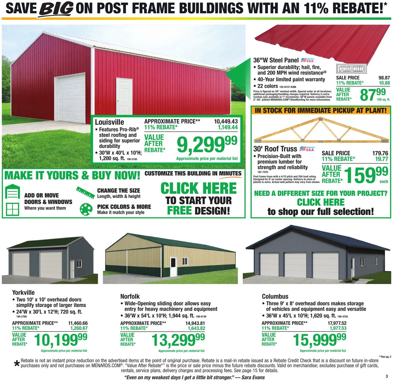 Catalogue Menards from 10/28/2026