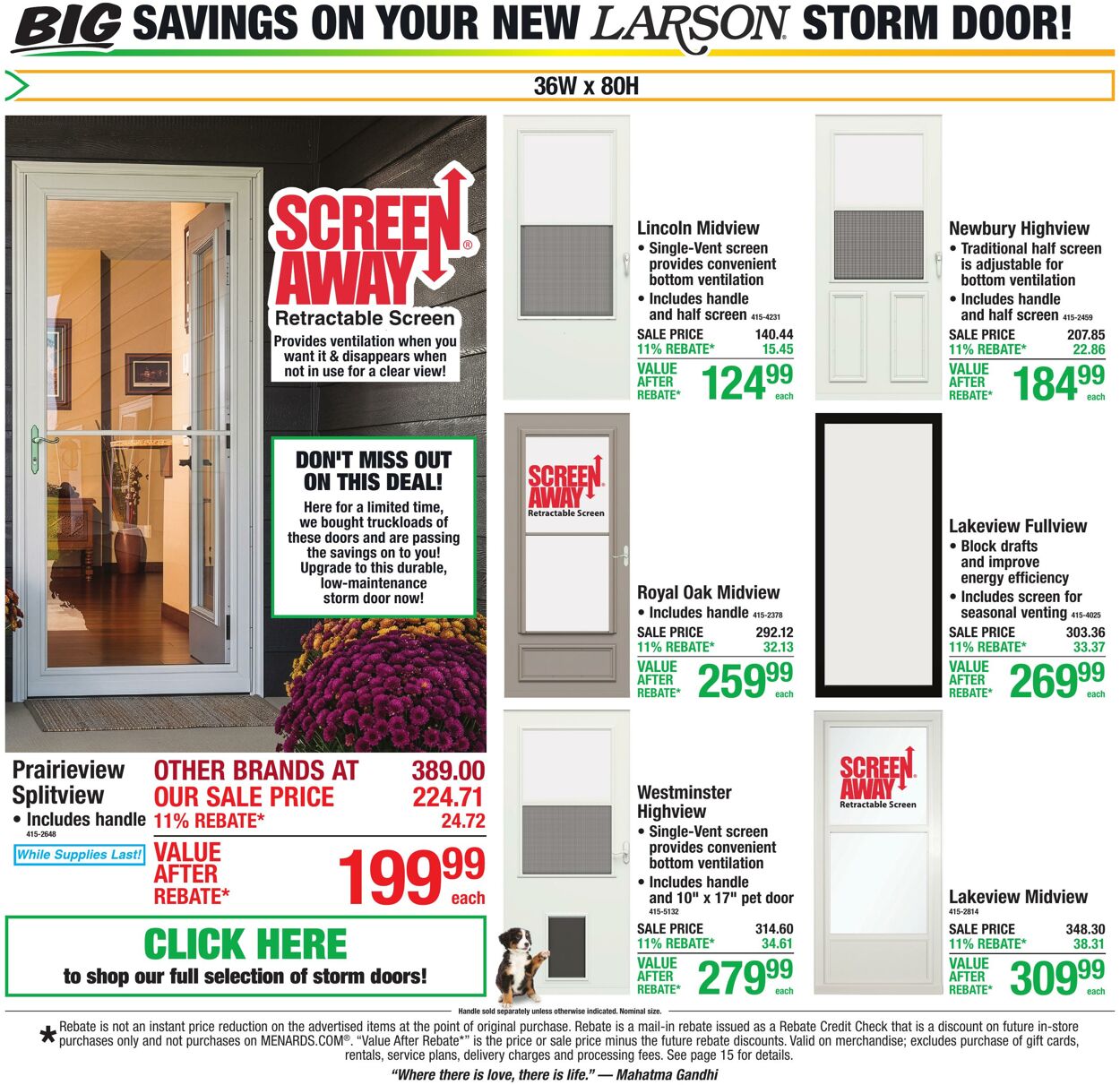 Catalogue Menards from 10/28/2026