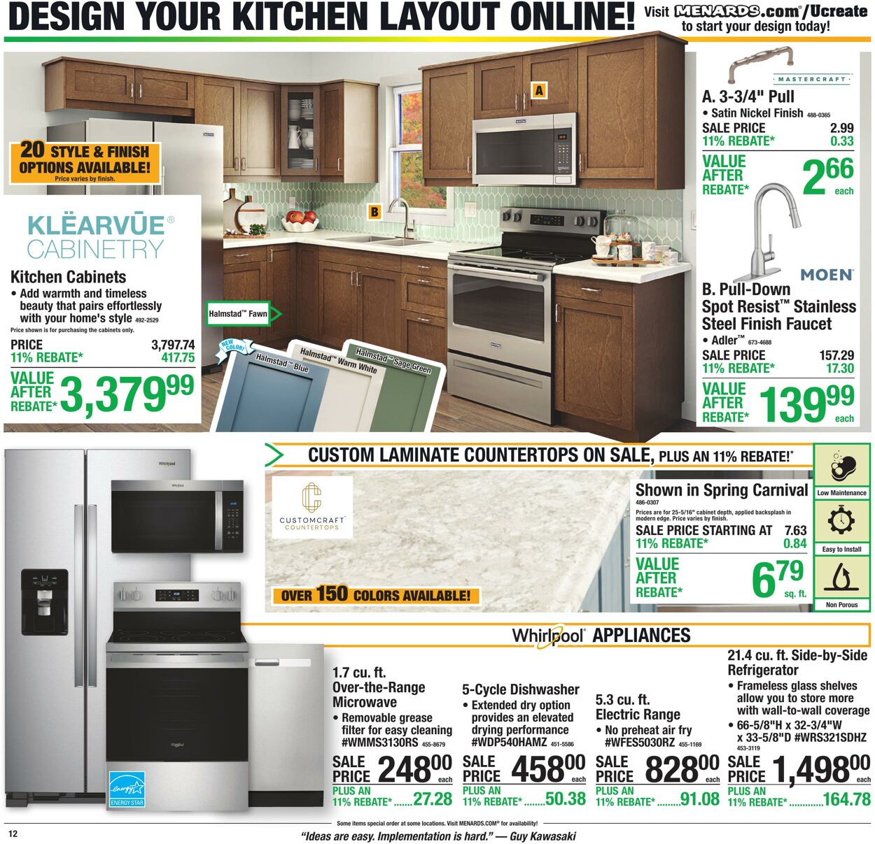Catalogue Menards from 10/28/2026