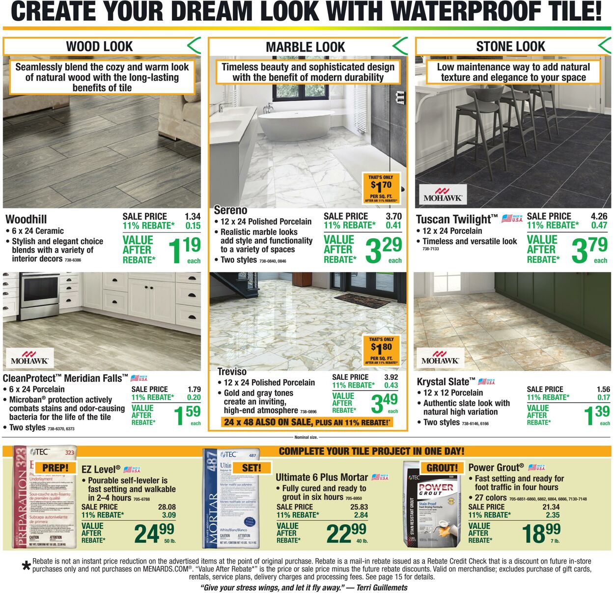 Catalogue Menards from 10/28/2026