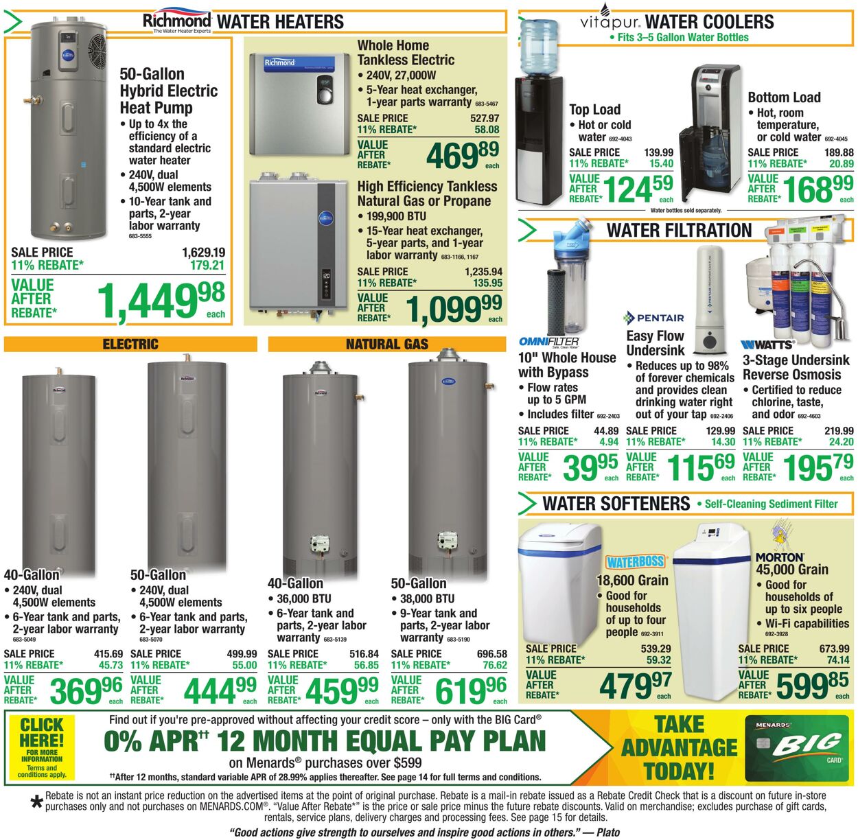 Catalogue Menards from 10/28/2026