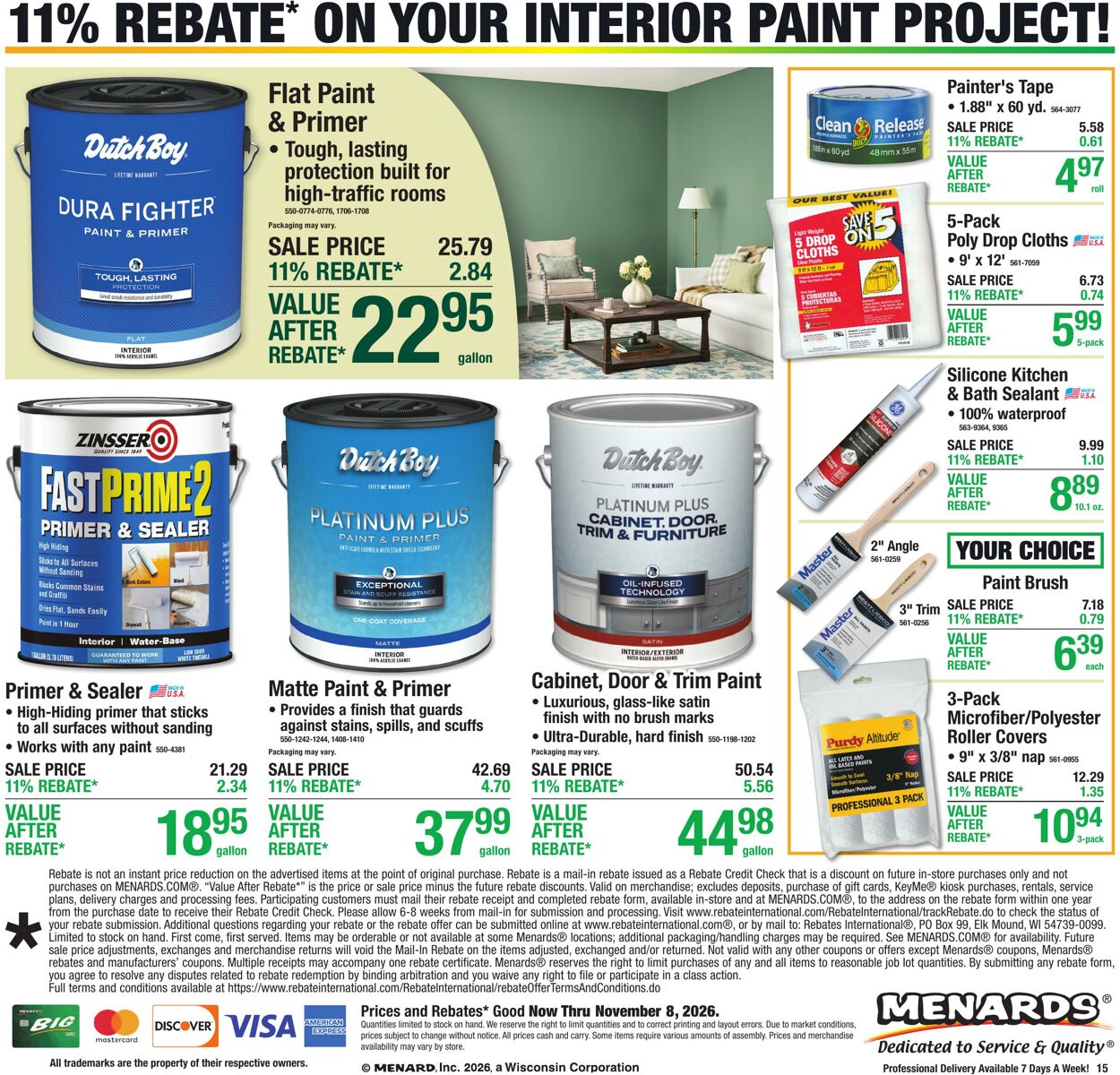 Catalogue Menards from 10/28/2026