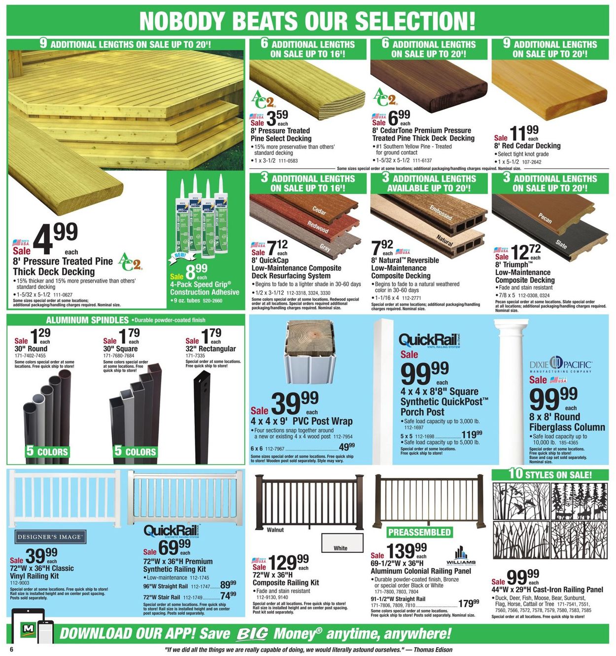 Catalogue Menards from 04/21/2019