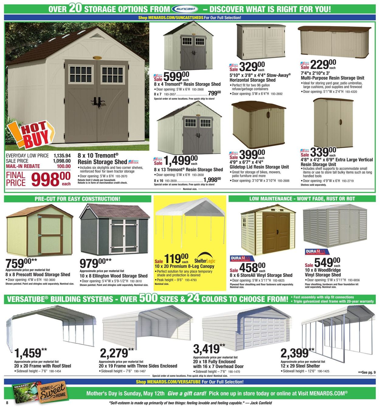 Catalogue Menards from 04/21/2019