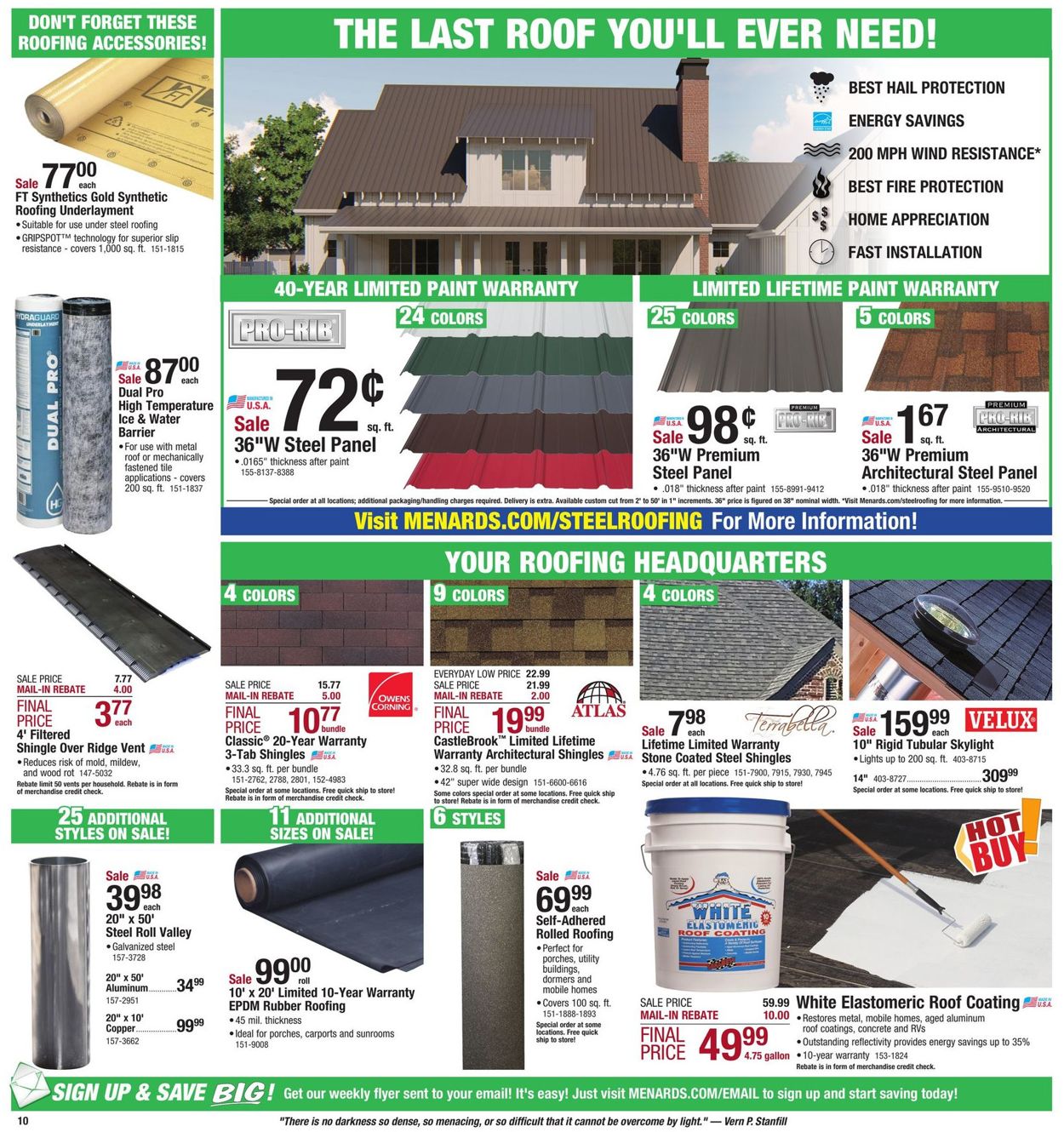 Catalogue Menards from 04/21/2019