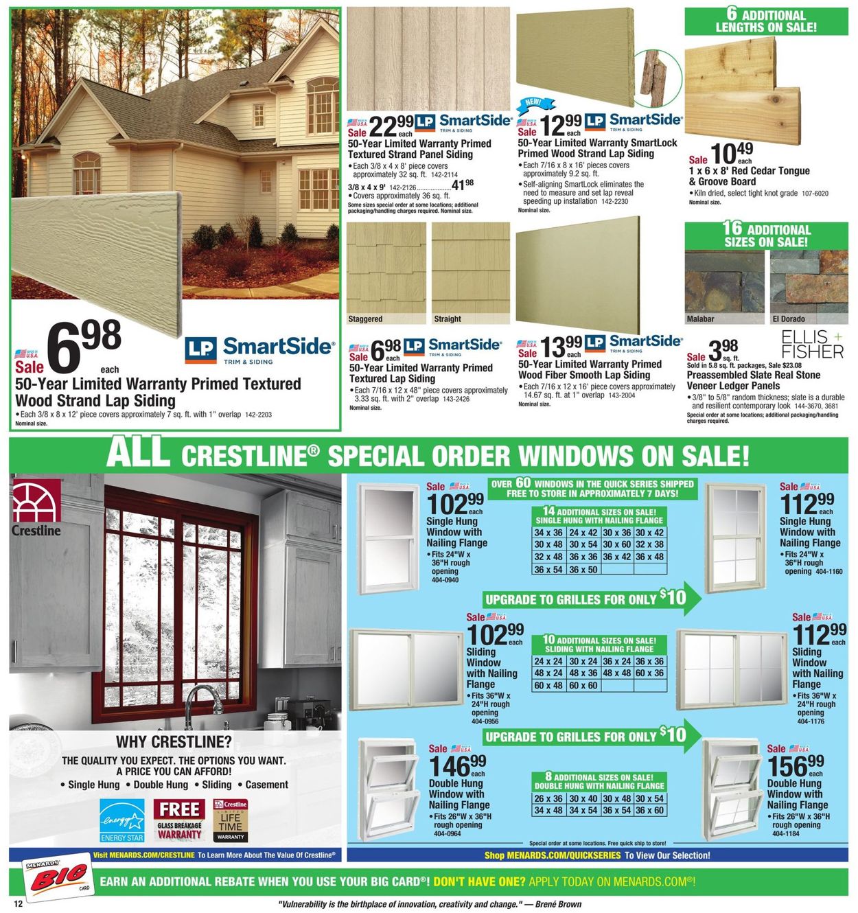 Catalogue Menards from 04/21/2019