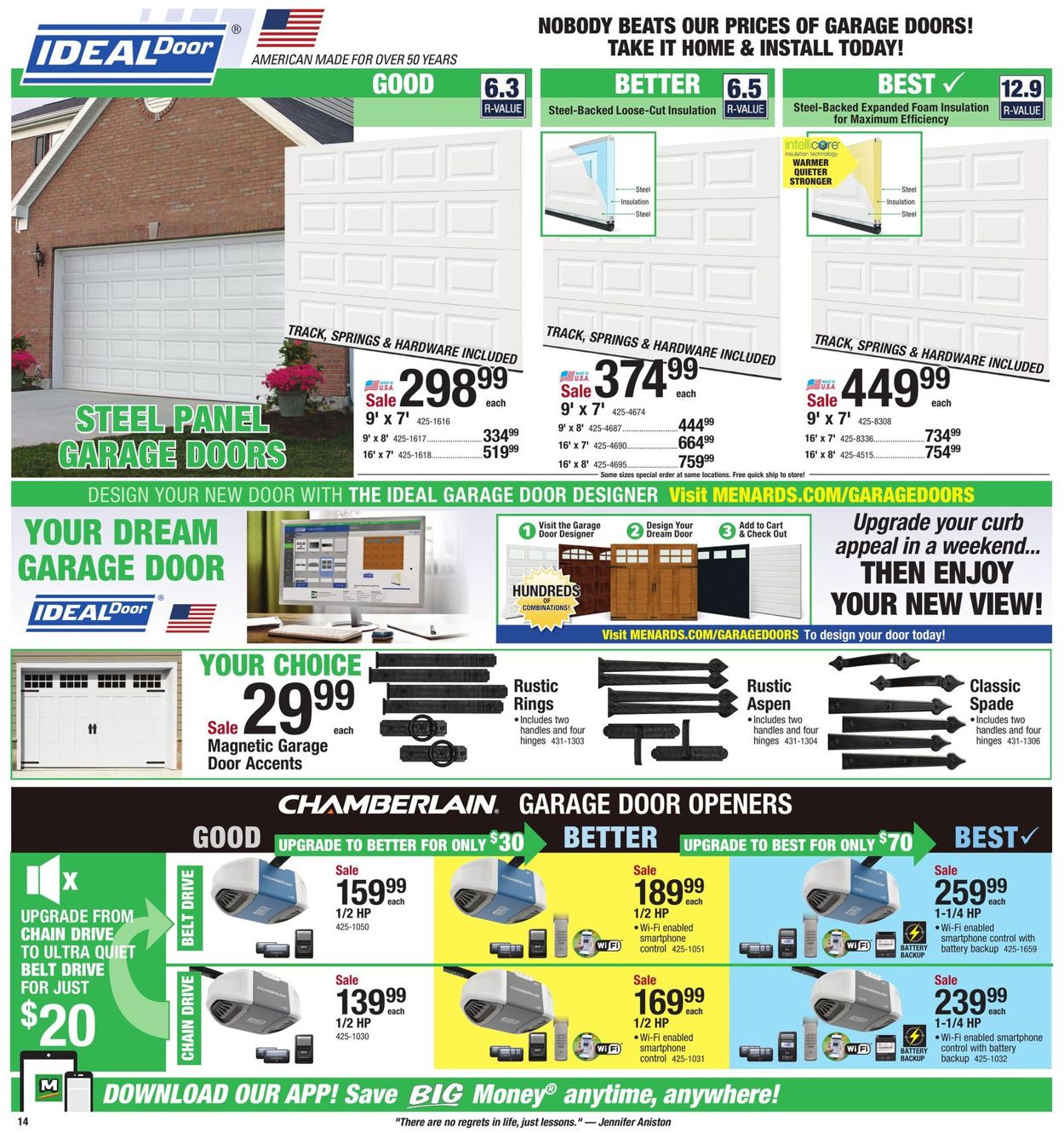 Catalogue Menards from 04/21/2019