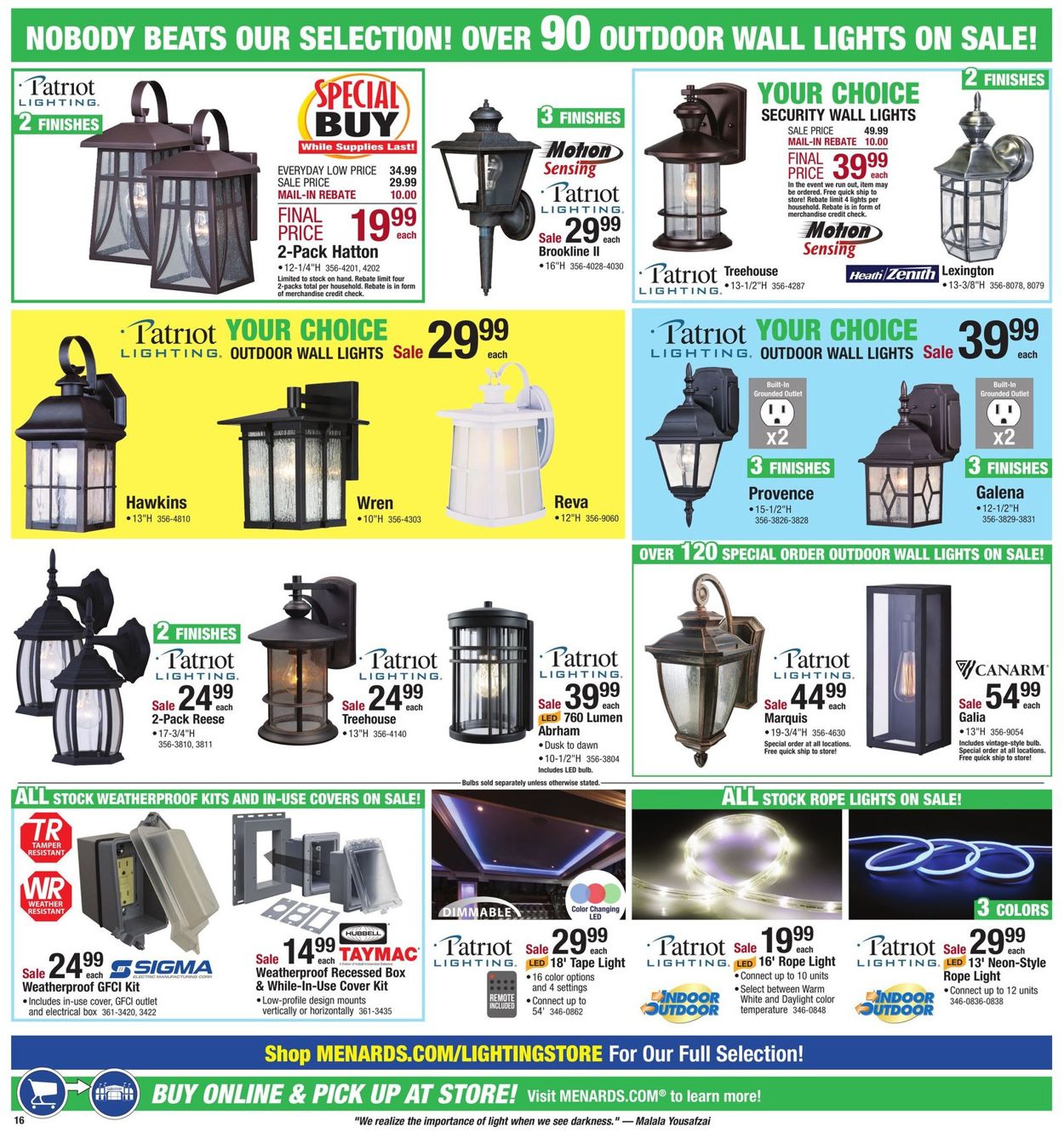 Catalogue Menards from 04/21/2019